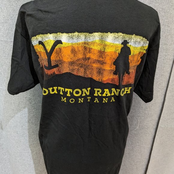 Yellowstone Dutton Ranch Sunset Gradient T-Shirt medium - Picture 2 of 3